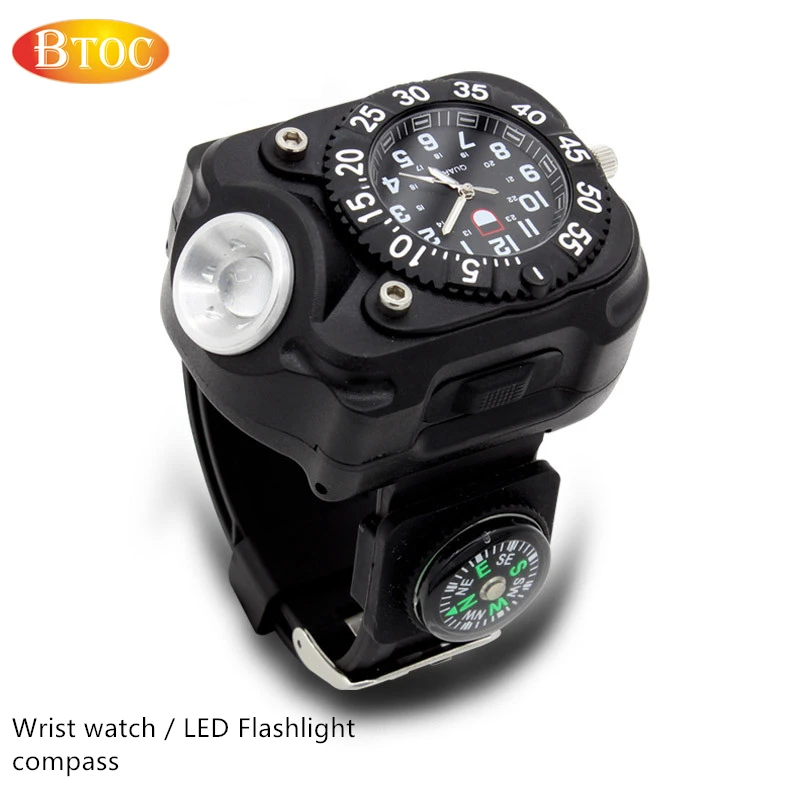 watch with led flashlight
