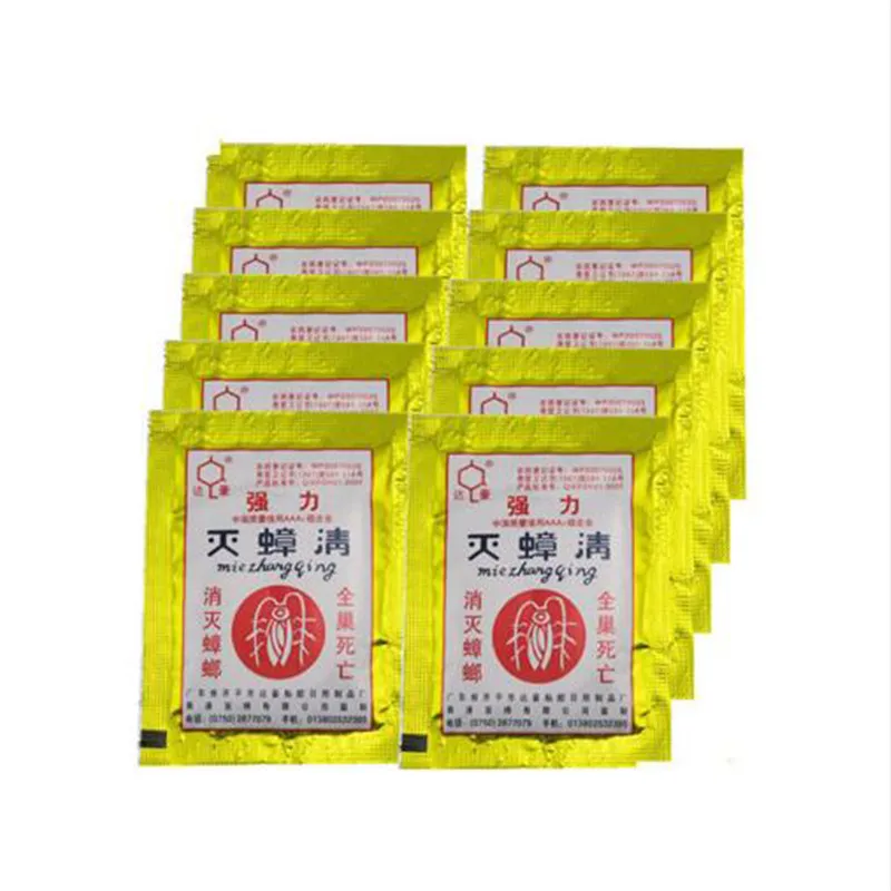 

XB Global Hot Sale 5PCS Powerful Effective Cockroach Killing Bait Kakkerlak Bait Pest Control Cockroach Killer Repellent Powder