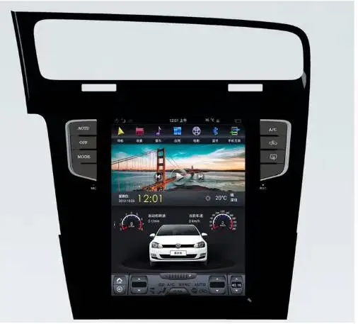 

10.4" tesla style vertical screen android 6.0 Quad core Car GPS radio Navigation for VW Golf 2013-2016