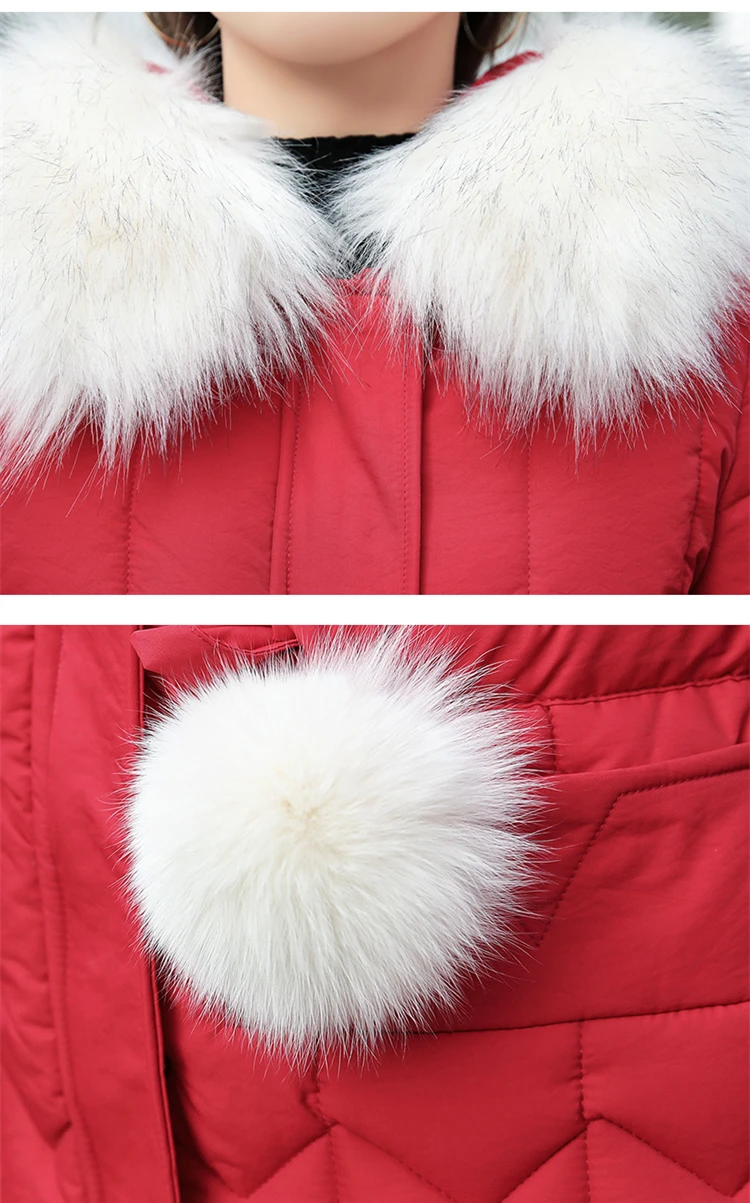 Плюс размер 4XL 5XL Толстая большая зимняя куртка женские и пальто парки для женщин ватные куртки теплая верхняя одежда с