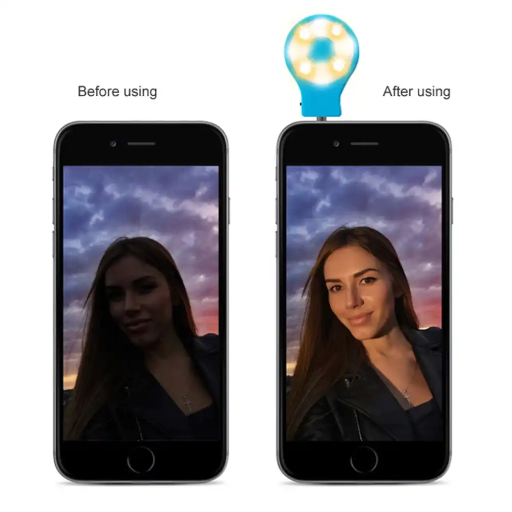 front camera flash light mobile