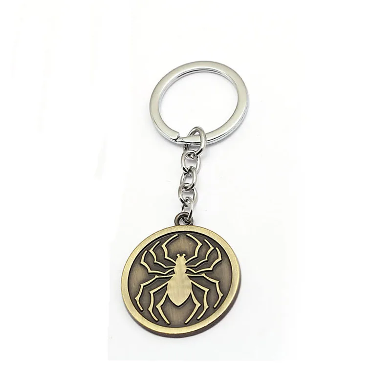 Anime Hunter x Hunter Keychain KURORO Spider Logo Key Ring Metal Pendant Collar Kolye llavevos Chaveiro Jewelry Men Gift HF12799 Anime Hunter x Hunter Keychain KURORO Spider Logo Key Ring Metal Pendant Collar Kolye llavevos Chaveiro Jewelry Men Gift HF12799