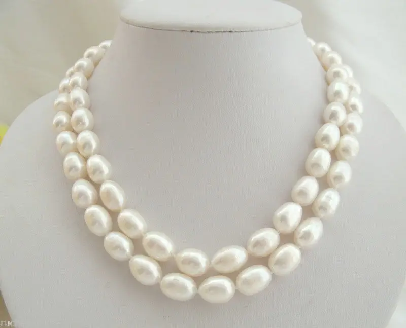 

Hot sale Free Shipping>>>>>vogue beautiful long freshwater 8-9mm pearl necklace 30 inch