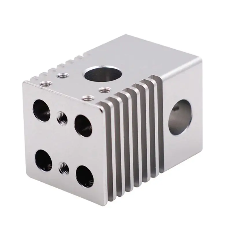 

for Hotend Kit Aluminum Alloy Cross Slide Block 4 Extruder Nozzles for Ultimaker 2 3D Printer Accessory