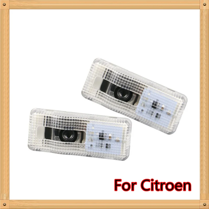 

2X Car LED Dood Welcome light projector logo door light For Citroen C4L C5 C4 C3 C6 C-Triomphe Sega Picasso C8 DISPATCH III SAXO