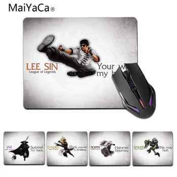 

MaiYaCa Non Slip PC LOL Ink style illustration Laptop Gaming Mice Mousepad small Size for 25X29cm Gaming Mousepads