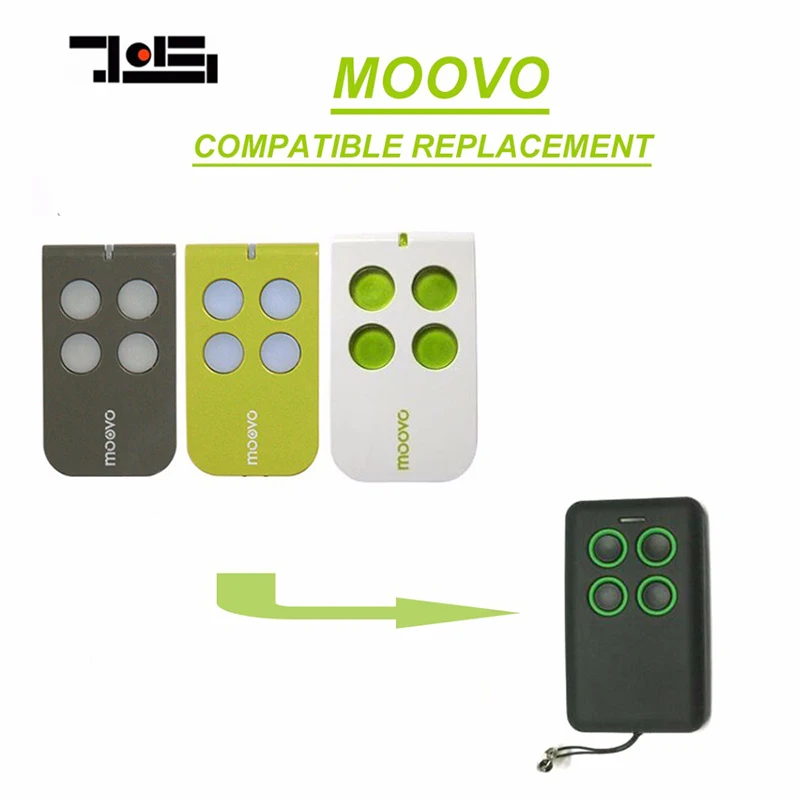 

Moovo MT4,MT4G,MT4V compatible remote control rolling code 433mhz top quality