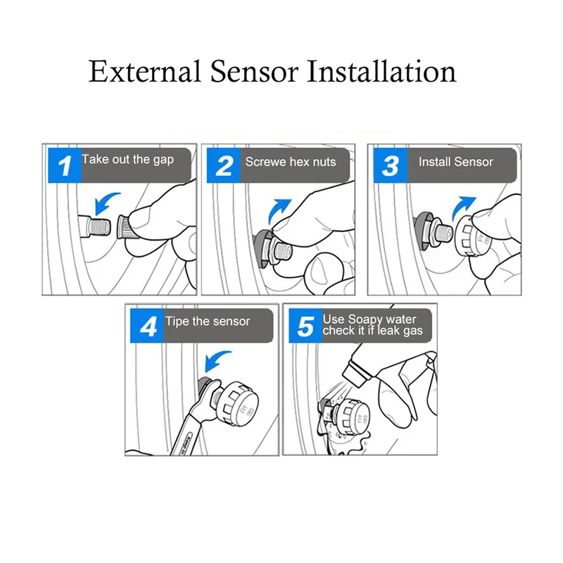 2017 NEW Model LED Screen TPMS Wireless  (4)