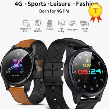 

2019 best 4G GPS wifi sports Android os Smart phone Watch with 3GB+32GB memory 2MP Camera Heart Rate man Bluetooth smartwatch