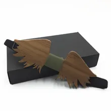 Gravata Для мужчин S деревянный галстук-бабочка аксессуар Свадебные подарки древесины бамбука бабочкой для Для мужчин галстук