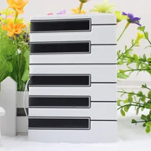 50 шт) крутые Мультяшные держатели для паспорта, Обложка для путешествий, ПВХ и искусственная кожа 3D дизайн-белое пианино