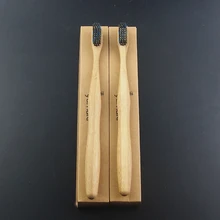 DR. Идеальный 2 шт./кор. бамбукового древесного угля Зубная щётка уникальная ручка Ультра мягкий щетка с напылением из бамбукового угля без добавления бисфенола А зубная щётка с нейлоновой щетиной