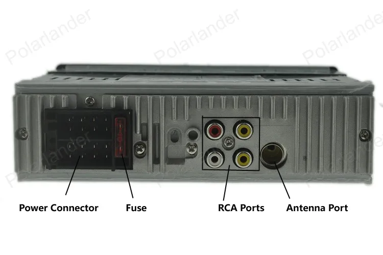 4-дюймовый магнитофон HD USB / SD / FM / RDS 1 Din Автомобильный радиоприемник Сенсорный экран Зеркальное соединение Авторадио Blue