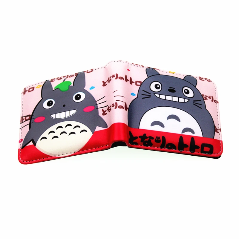 Kawaii Тоторо кошелек кошельки в клетку виде лягушки милые животные держатель для