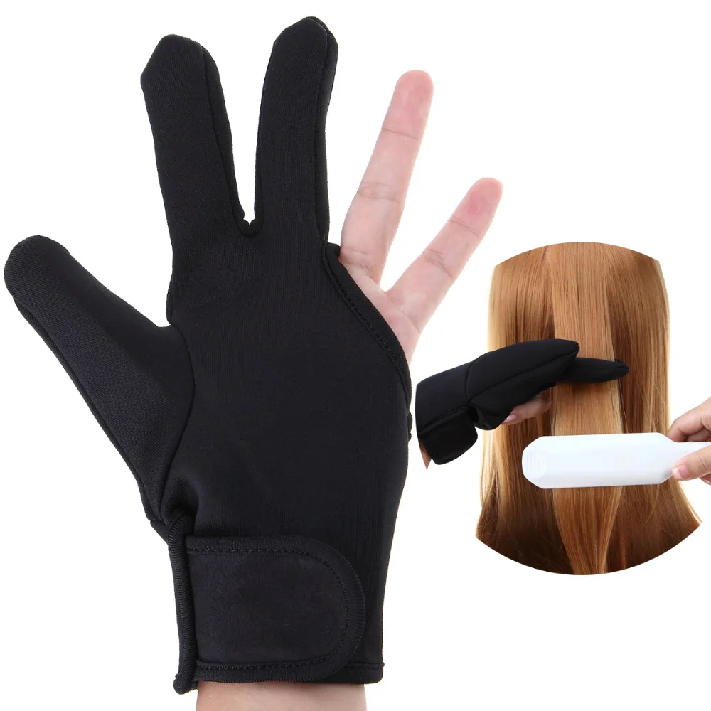 Pro Salon Hair Three Fingers Glove Heat Resistant Glove Hair