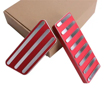 

For Jeep Wrangler JK 2/4-Door 2007-2016 Quality Aluminum Alloy Accelerator Brake Pedal Protector Cover Set Left-Hand Drive //