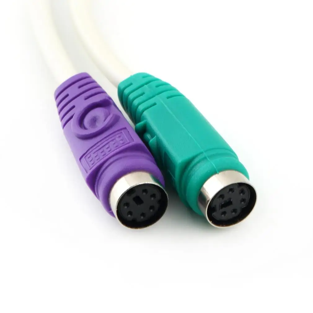 USB Male to PS2 Female Cable Adapter Converter For Keyboard To Mouse Plug and Play Support 4