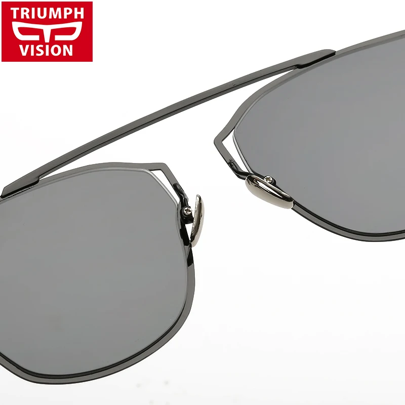 TRIUMPH VISION, французский бренд, металлические дизайнерские солнцезащитные очки, женские модные тренды, солнцезащитные очки, женские зеркальные очки oculos de sol