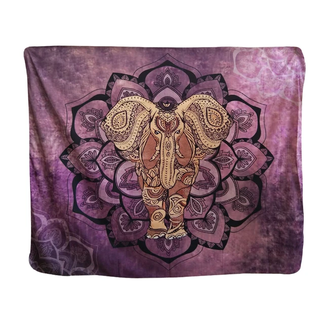 Indian Tapestry Wall Hanging aliexpress : buy purple floral lotus elephant mandala soft Indian Tapestry Wall Hanging aliexpress : buy purple floral lotus elephant mandala soft