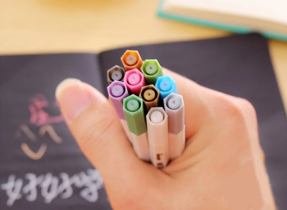 1 Pack Metallic Marker Pen 1MM Decor Paint Pen Colored for DIY Photo Album Drawing,Coloring Book,No Duplicated