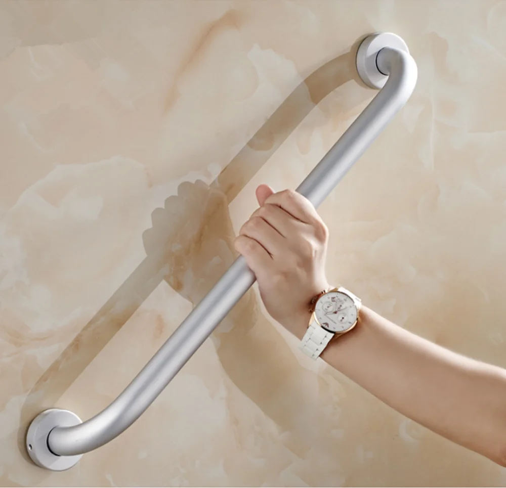 Alumimum Bathroom Bathtub Handrail Elderly Armrest Toilet Grab Bar
