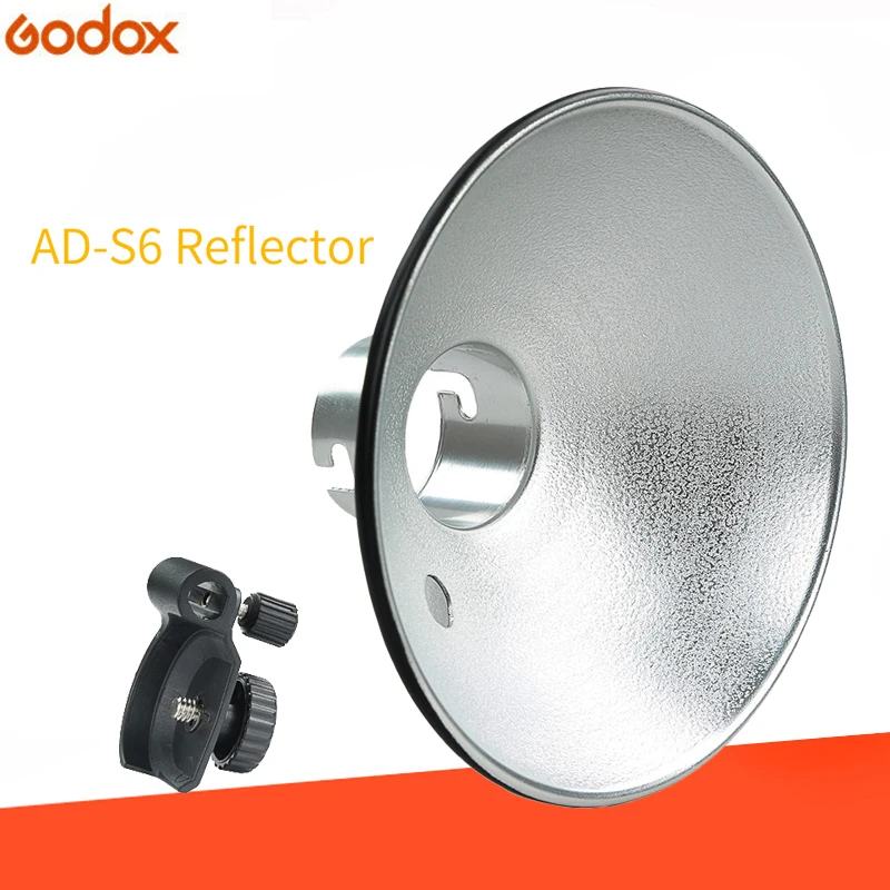Godox AD S6 Umbrella style Flash Diffuser Reflector для вспышки Witstro AD180 AD360 AD360II аксессуар