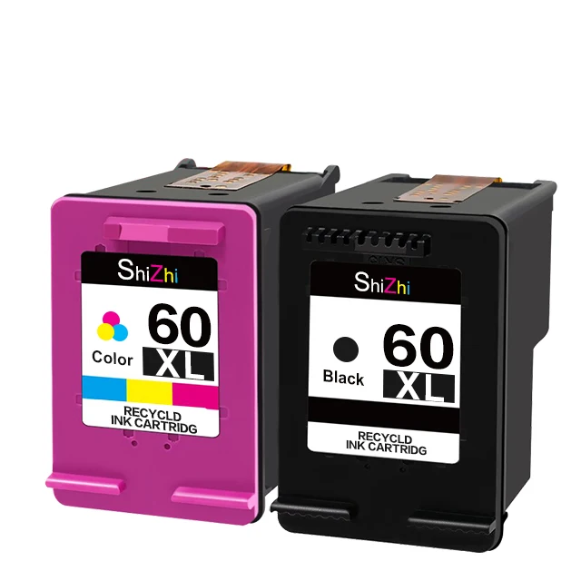 SHIZHI Ulang Ink Cartridge HP 60XL 60 