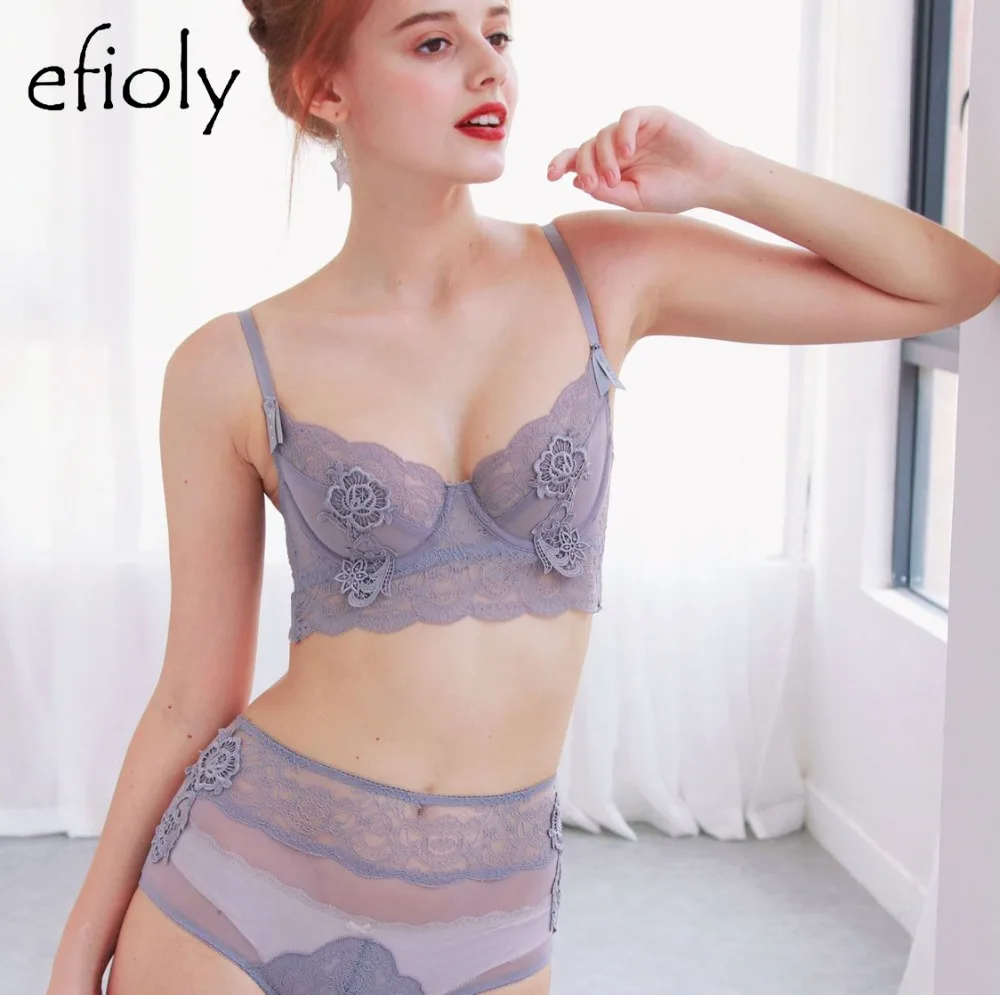 Сексуальное ультратонкое нижнее белье EFIOLY NT19A0064 Женский комплект