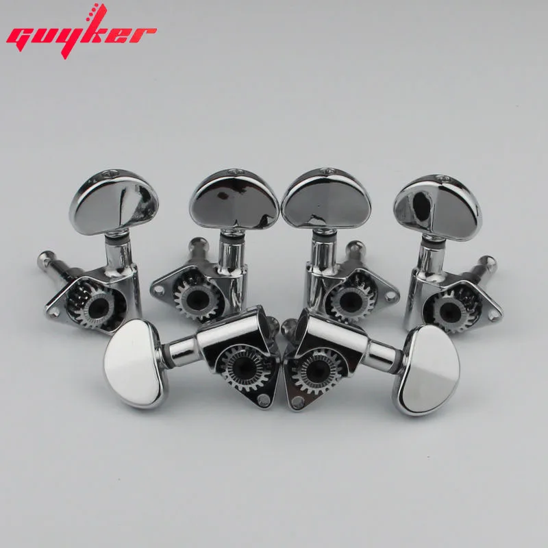 

Chrome 3R3L Guitar Machine Heads tuners Open Gear JO-03