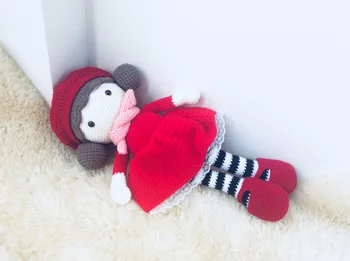 

crochet toys amigurumi doll fashion girl model number DO002