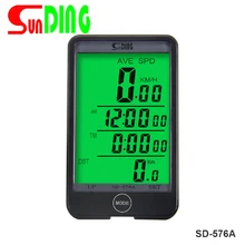 

Suding Top Rated SD - 576A Waterproof Bike Computer Light Mode Touch Wired Bicycle Computer Cycling Speedometer LCD Backlight