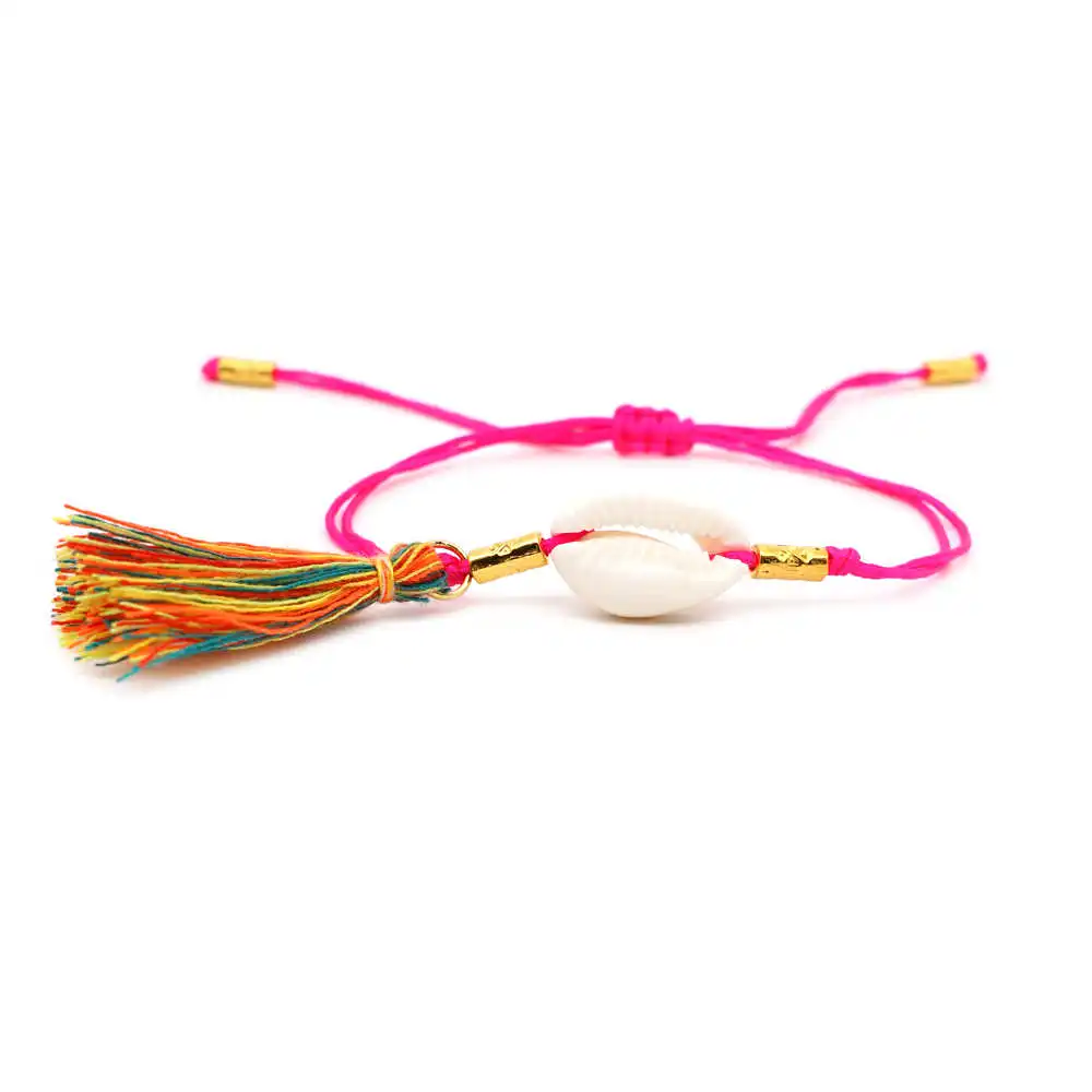 

Go2boho Shell Bracelet Women Sea Shell Jewelry Bracelet Bohemian Fashion Tassel Pulseras Natural Shell Summer Beach 2019 New