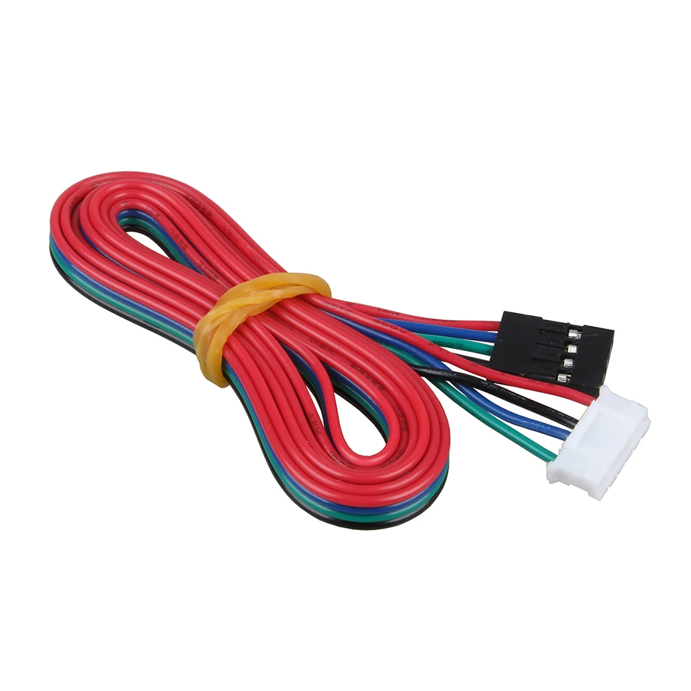 para Impressora 3d Lâminas 1m 2m Linha Dupont 2.54 Pinos a Pinos Motor de Passo Cabo Conector Nema17 Fio de Motor de Passo 3dsway Peças - Imagem 4