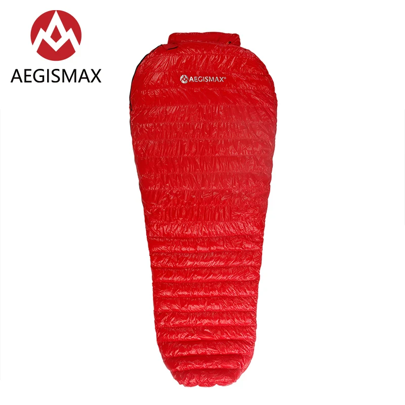 Promo  AEGISMAX MINI New Upgrade Nano Series Outdoor Camping Ultra Light Down Sleeping Bag Nylon Mummy 3 S