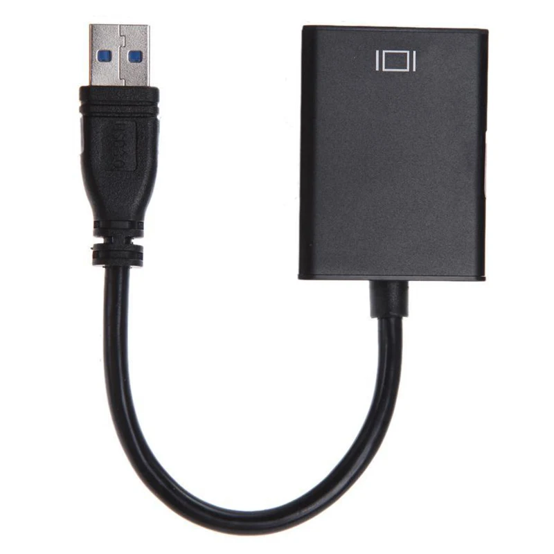 Высокоскоростной адаптер 100 шт./лот USB 3 0 в HDMI металлический корпус штекер-гнездо