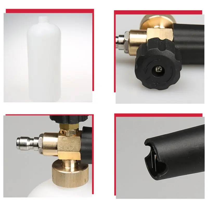 Car Tool Clean Usage High Pressure Foam Gun Washer Dedicated Car Wash Water Gun Foam Pot (without Adaptor Adapter)