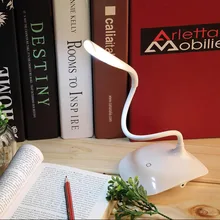 Настольная лампа USB настольная лампа светодиодный настольный светильник с зажимом прикроватная лампа для чтения светодиодный настольный светильник сенсорный Переключатель ВКЛ/ВЫКЛ