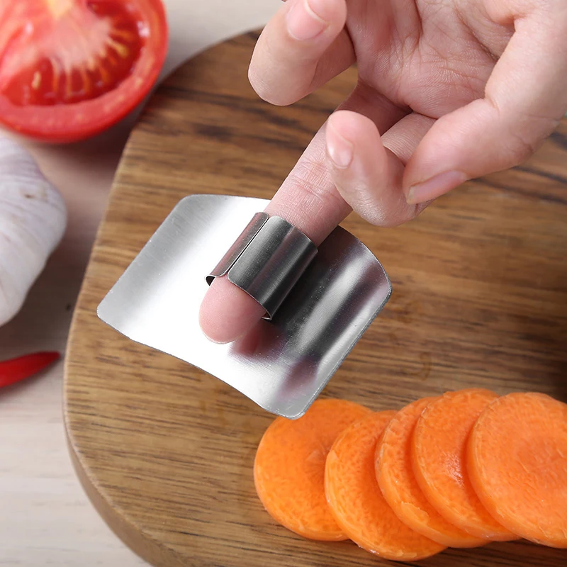 Stainless Steel Hand Guard Finger Protector Knife Slice Chop Tool