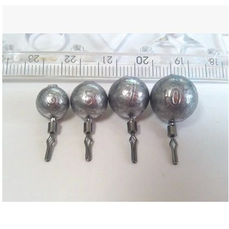 

Lead Down Sinker Lure Fall Fishing Tackle Accessories Round Balls 3.5g 5g 7g 10g Lot 10 Pieces