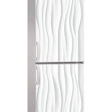 3D творческий с тиснением и изображением белой полосой самоклеющейся посудомоечная машина холодильник замораживание Стикеры детский искусство дверь холодильника обои-покрытие