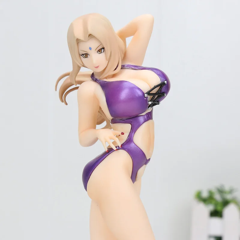 Аниме Naruto Gals Shippuden Tsunade Hyuuga Hinata Sakura Haruno купальник Ver. ПВХ фигурка модель игрушки