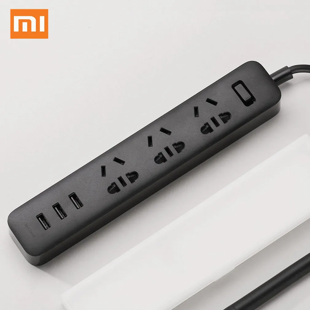 

Original Xiaomi 3 Port USB 2A Quick Charging Sokect Charger Smart Socket Plug Overload Protection Extension Socket for Home