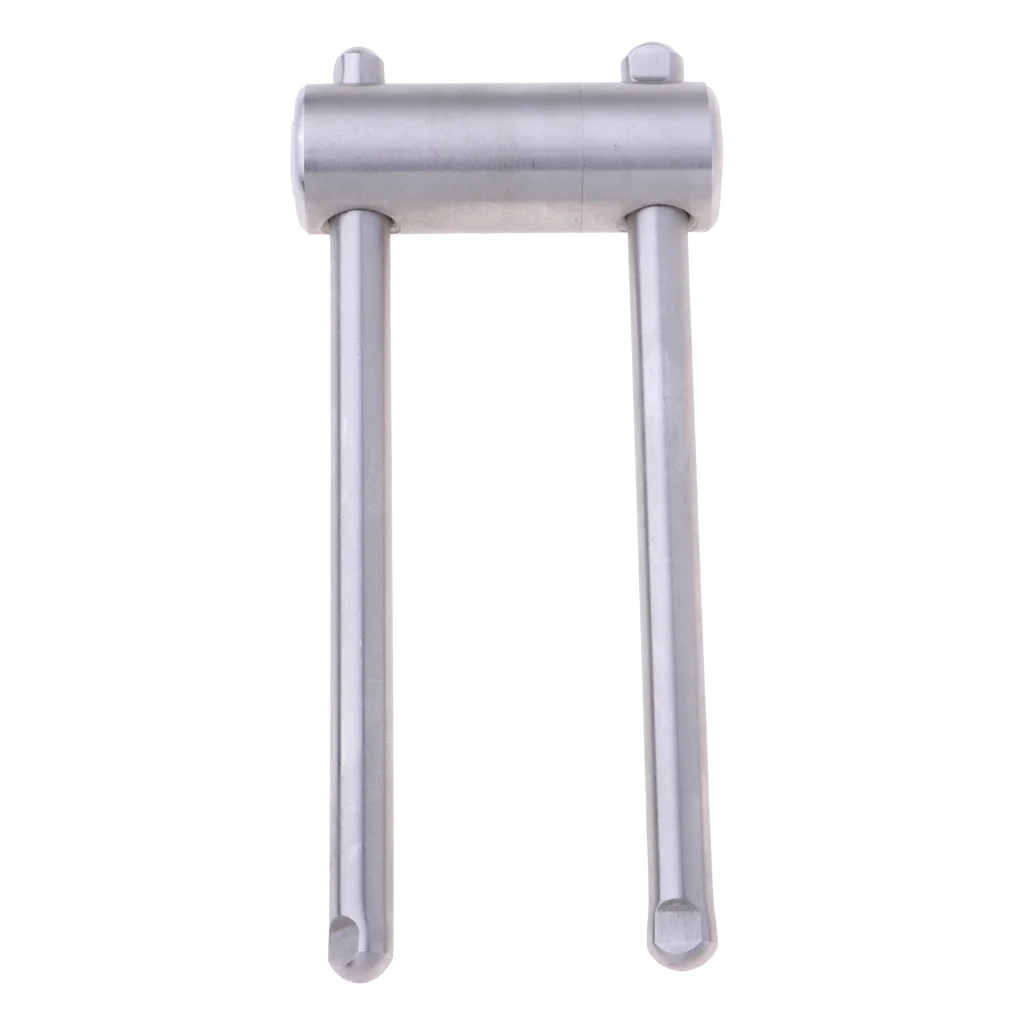 Stainless Steel Pool Snooker Billiards Round Cue Tip Shaper Press Shape Tool-Flat