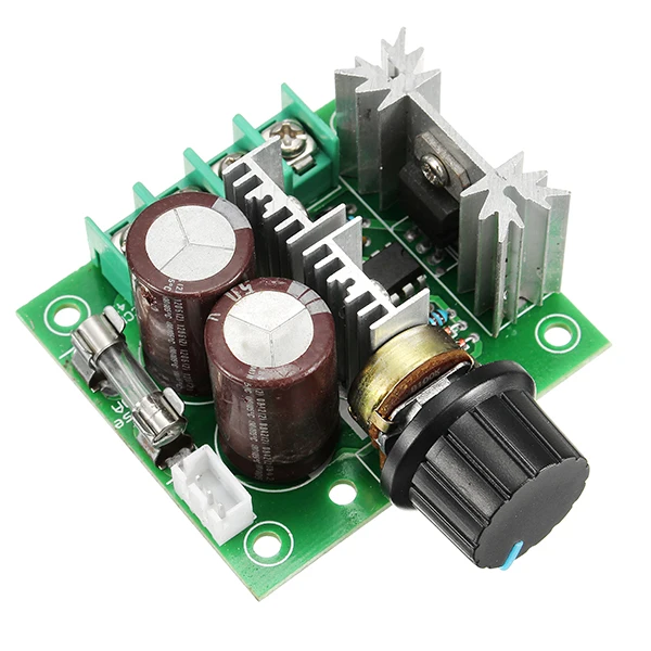 

1Pc DC 12V-40V 10A 13Khz Motor Speed Controller Pump PWM Stepless Speed Regulator Change Speed Control Switch Module Board