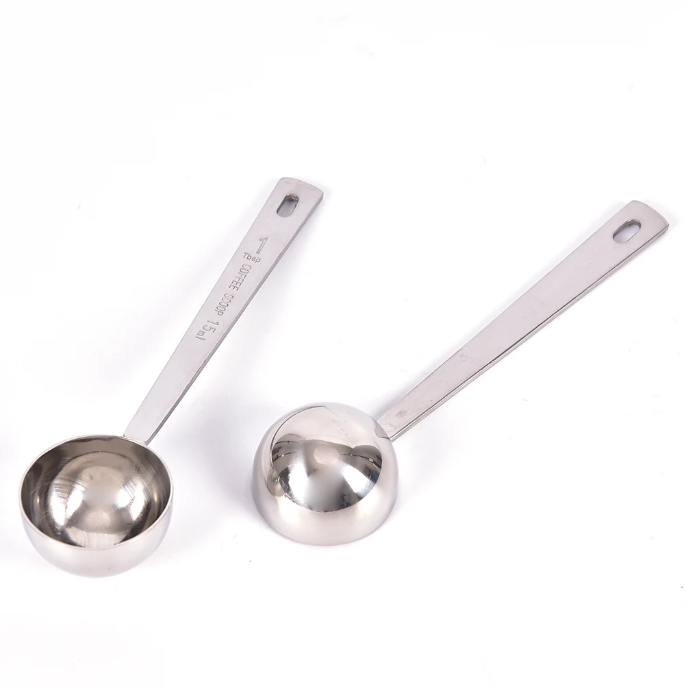 15ML Stainless Steel Coffee Scoop Measuring Scoop 1Cup Ground Coffee