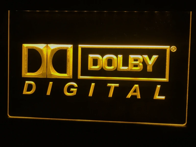 Цифровой светодиодный неоновый знак C034 Dolby|Таблички и знаки| |