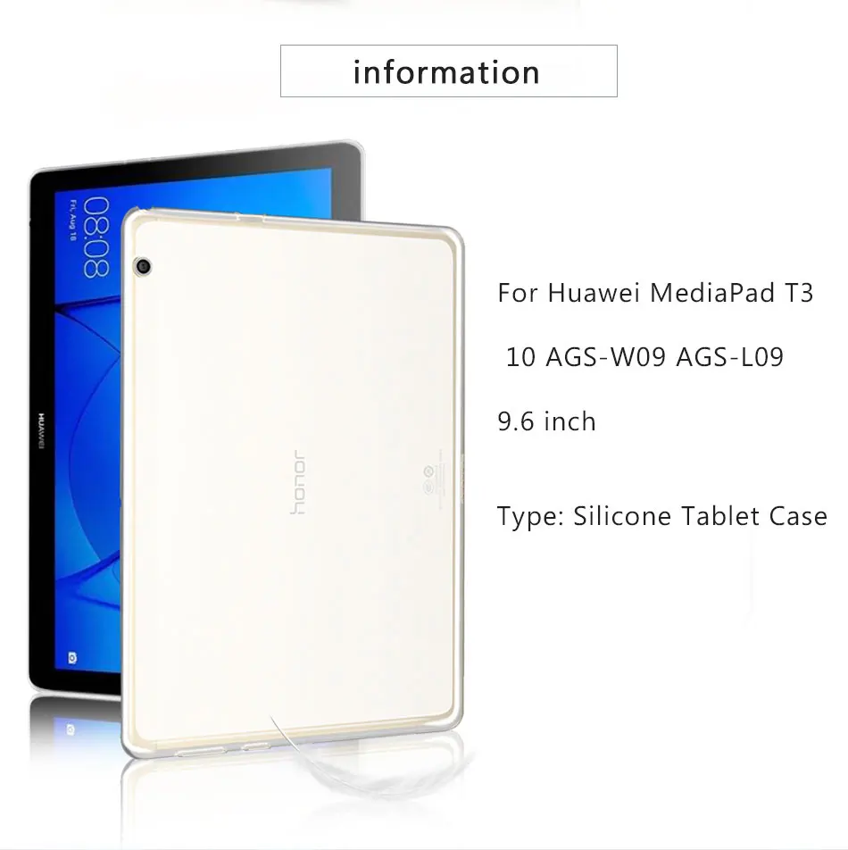 Мягкий силиконовый чехол для планшетов GUKEEDIANZI для huawei MediaPad T3 7,0 3G wifi BG2-U01/Медиа Pad T3 10 8,0/T5 10,1 TPU чехол