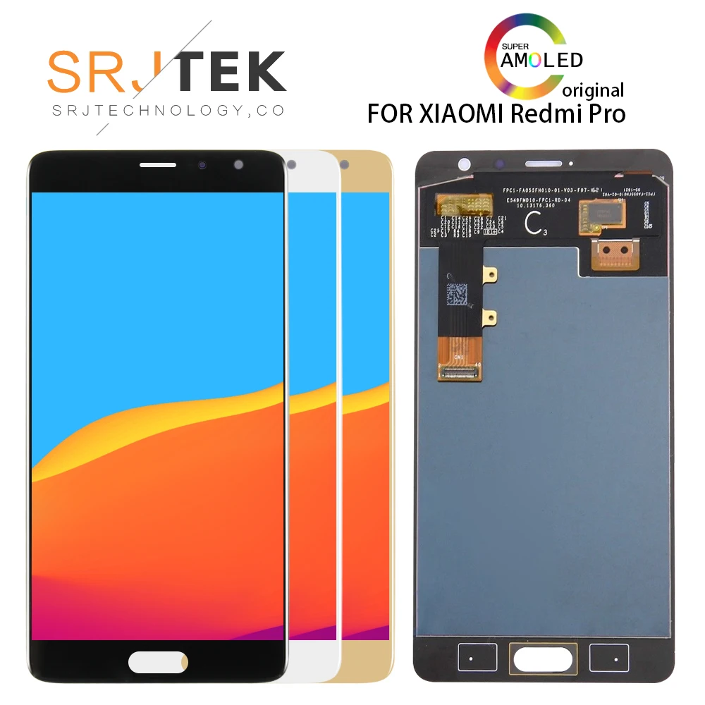 

AMOLED 5.5 Original LCD For XIAOMI Redmi Pro Display Touch Screen Digitizer with Frame Replacement for Xiaomi Redmi Pro Display