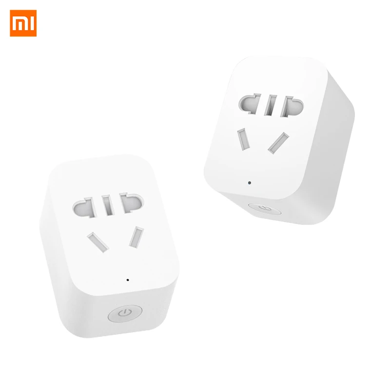 Оригинальная Xiaomi mi умная Wi-Fi розетка Ti mi ng Plug приложение дистанционное управление работа с Xiao mi умный дом mi jia Zigbee