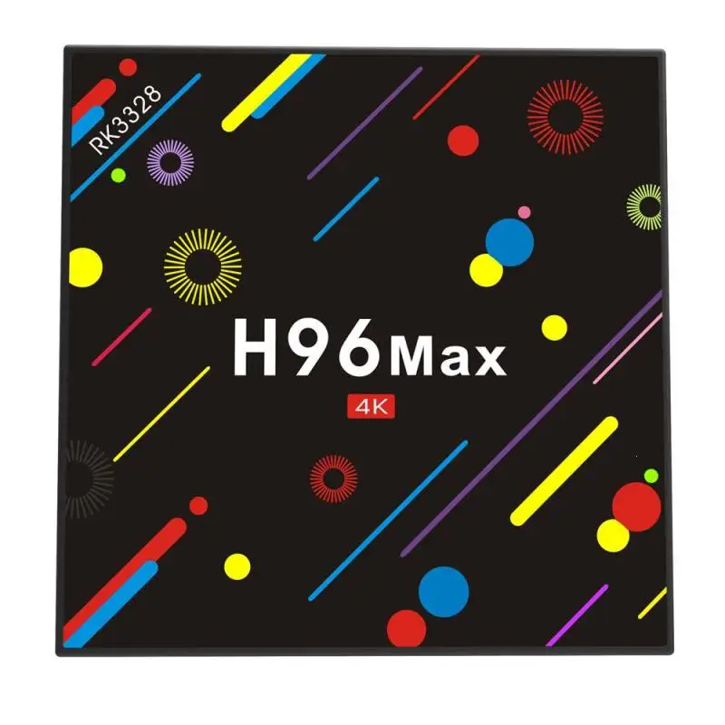 

H96 Android TV Box, Tv Box Android 7.1 RK3328 Quad Core 64Bit 4G/32G eMMC Flash 2.4/5G Dual UHD 4K VP9 Bluetooth 4.0 Penta-Core